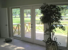 Patio Door New Insulated Glsaa Double Patio Door with New Hardware and White Paint