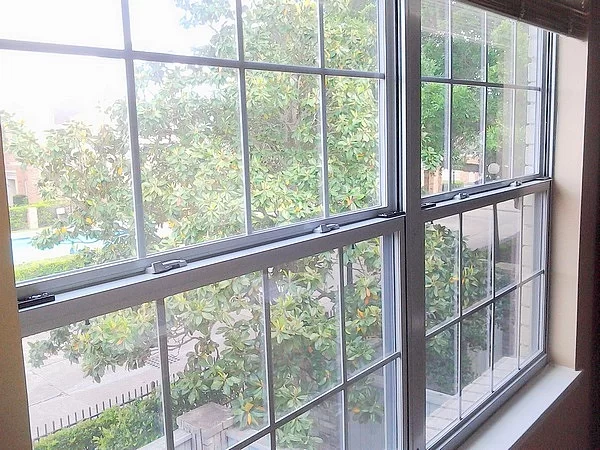 Silver Frame Window Single Hung Frame 600x400